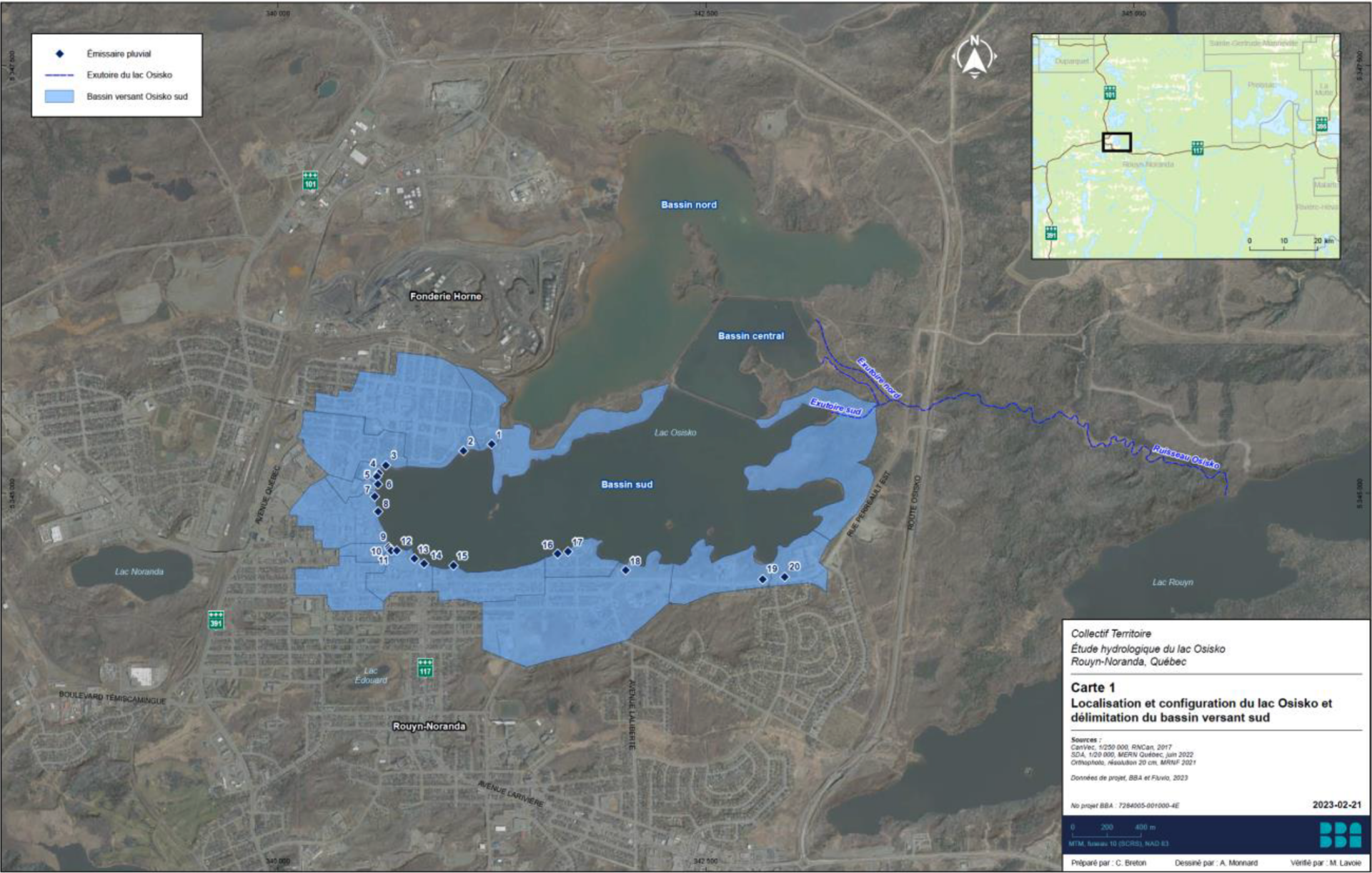 La gestion durable des eaux pluviales à Rouyn-Noranda